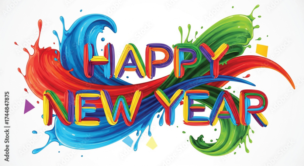 Naklejka premium A vibrant and colorful 