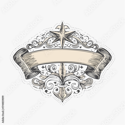 fleur de lis vector illustration