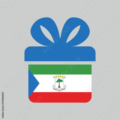 Equatorial Guinea flag On Gift icon