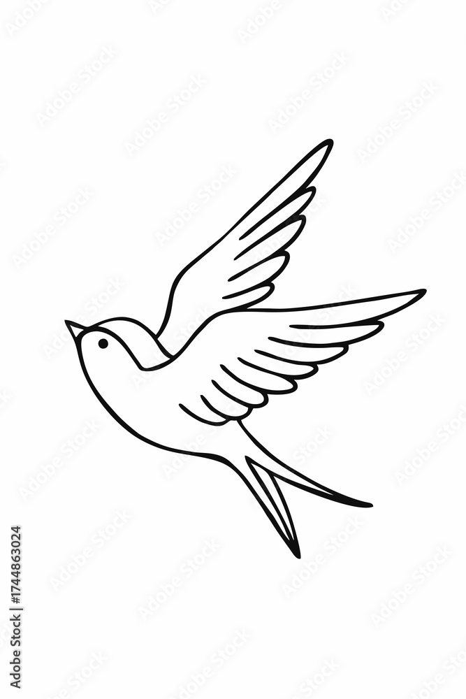 Fototapeta premium dove of peace vector illustration