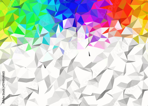 abstract colorful low poly background, abstract geometric background, abstract triangle background