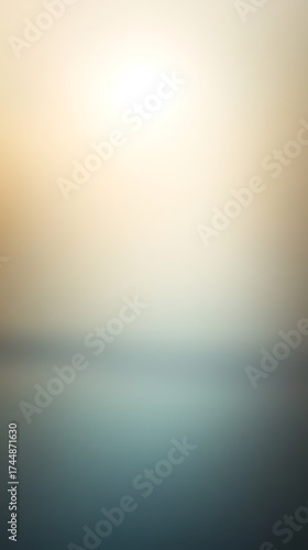 Abstract blurred background with light gradient from gold to dark blue tones