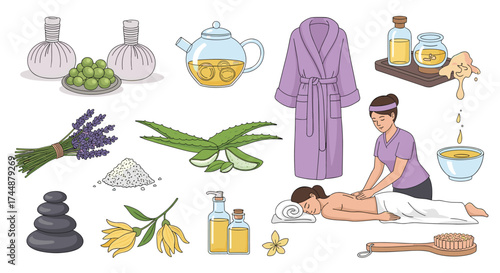 Spa and wellness elements for relaxation and rejuvenation.