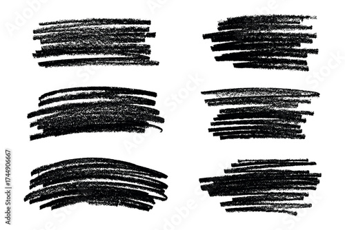 Set of brush paint stroke texture swatch Hand painted background Ink scribble dab clipart Paint smudge for tags and stamps design