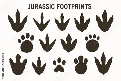 Diverse dinosaur and mammal footprints from the jurassic era