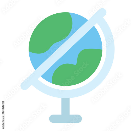 globe icon for illustration