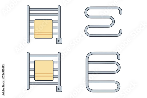 Modern towel racks and warmers: stylish bathroom heating solutions