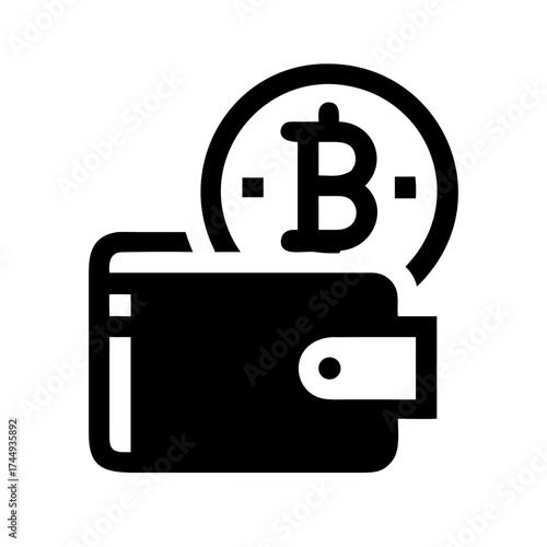 Bitcoin currency in wallet for cryptocurrency