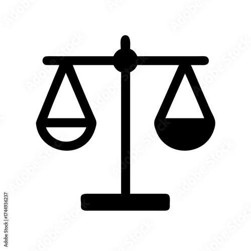 Scales of justice icon for legal representation