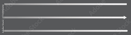 "Minimalist black and white industrial metal bar, sleek geometric abstract artwork, high contrast modern design"