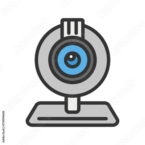 Round Webcam Icon
