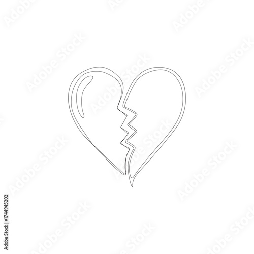 broken heart icon