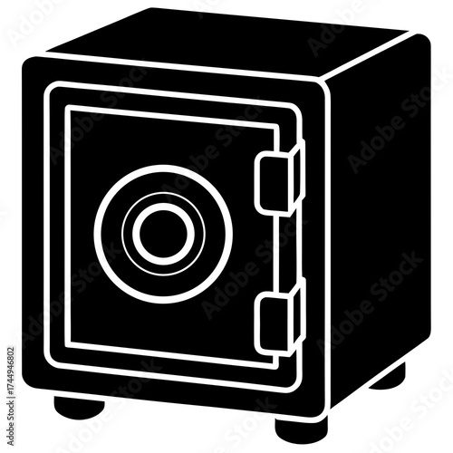 Secure safe for valuables, , a reliable storage solution for protecting important documents and precious items from theft