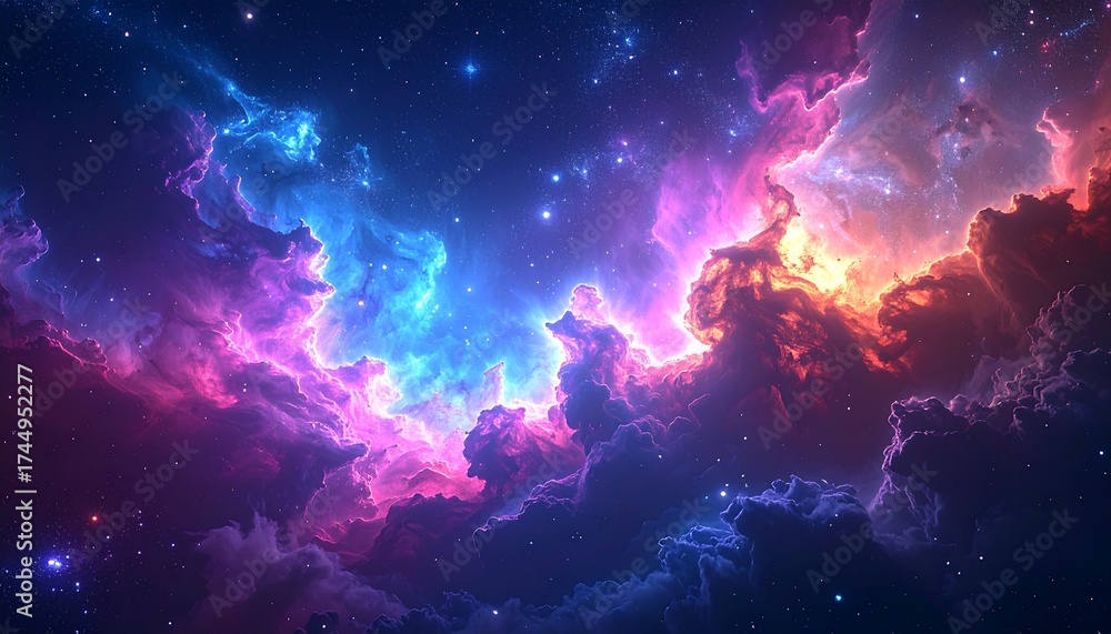 Obraz premium abstract space background