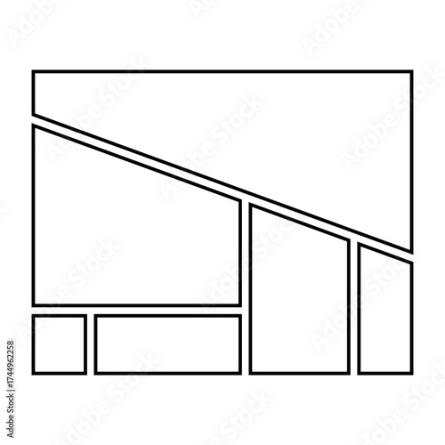 Puzzle geometric shapes wit...