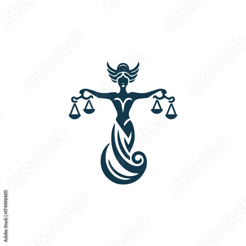Justice Goddess Logo