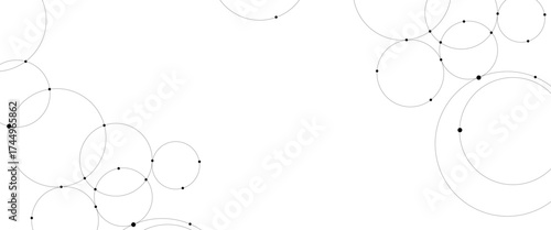 Vector Plexus circles connection for global communication and technology futuristic design.