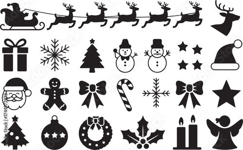 Christmas Vector Icon Set