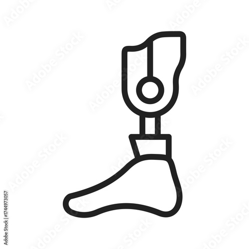 Prosthetic Leg Icon