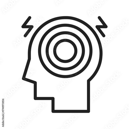 ADHD Focus Icon Icon