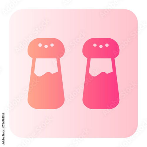salt and pepper gradient icon