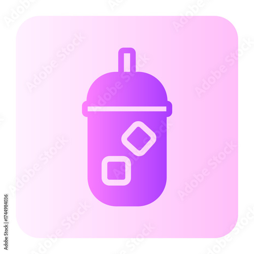 soft drink gradient icon