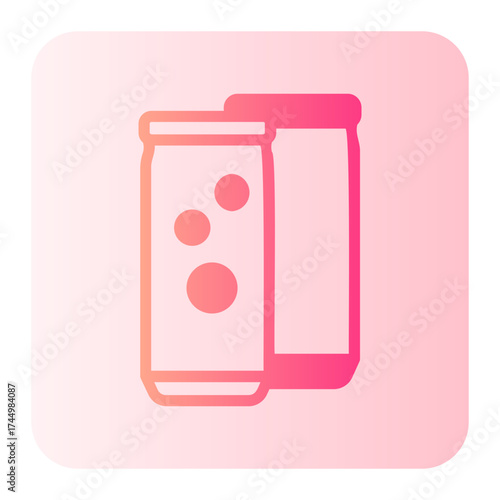 beer can gradient icon