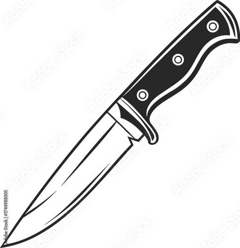knife isolated on white