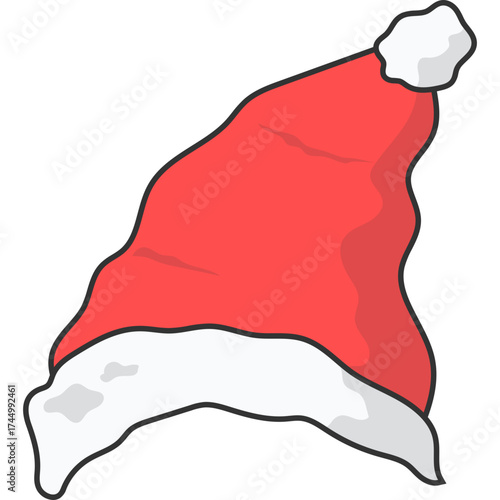 Santa Clause Hat llustration