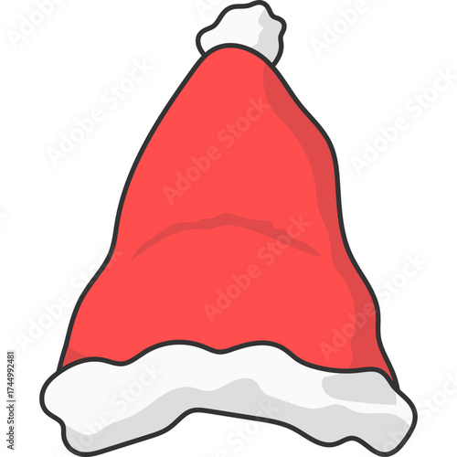Santa Clause Hat llustration