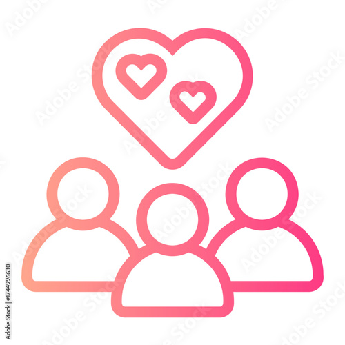 family gradient icon
