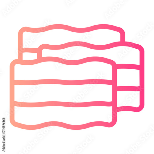bacon gradient icon