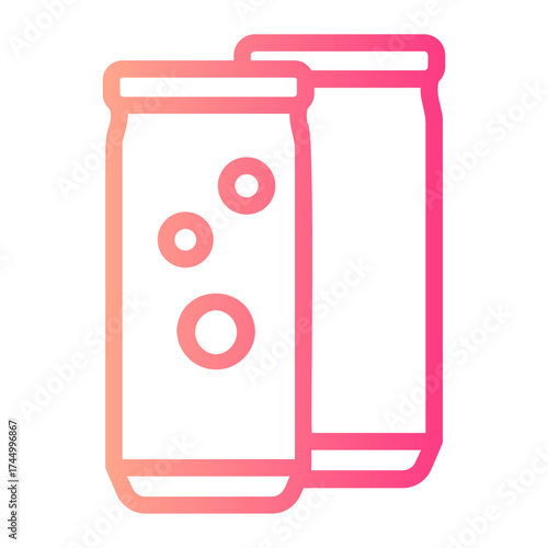 beer can gradient icon