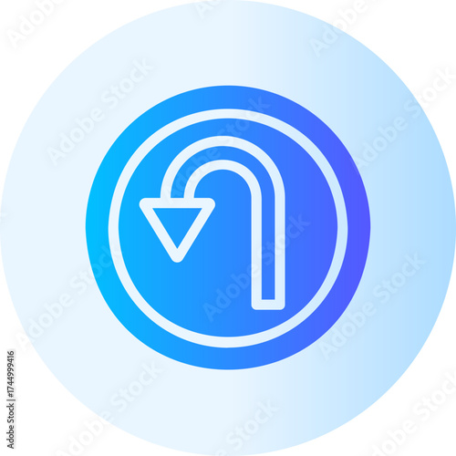 directions gradient icon