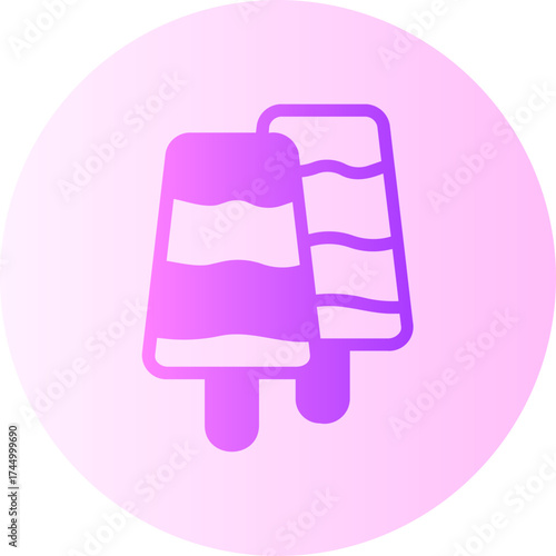popsicle gradient icon