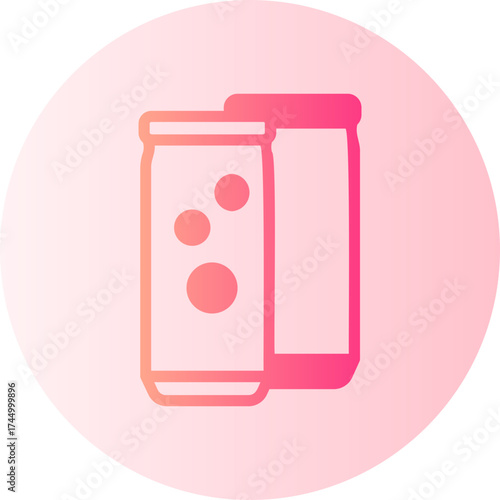 beer can gradient icon