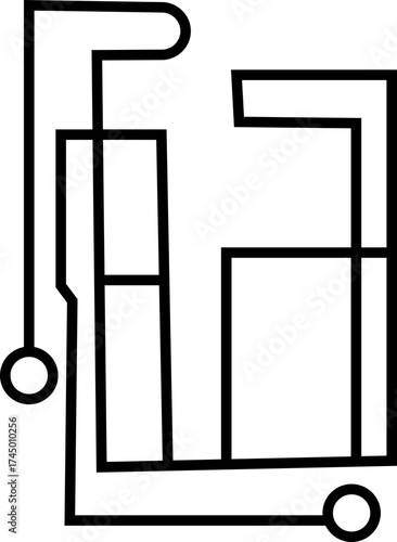 Material Handling Icons, Featuring Warehouse Equipment, Logistics, Transportation, Forklift, Packaging, Cargo, Safety, Storage, Industrial crane, and Industrial Work Symbols in Modern Vector Style