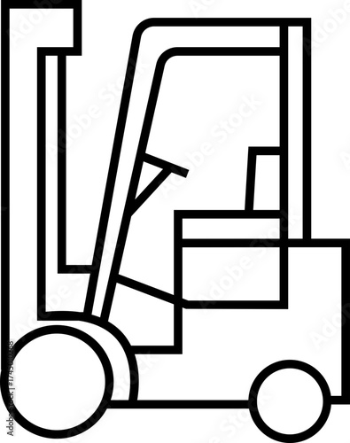 Material Handling Icons, Featuring Warehouse Equipment, Logistics, Transportation, Forklift, Packaging, Cargo, Safety, Storage, Industrial crane, and Industrial Work Symbols in Modern Vector Style
