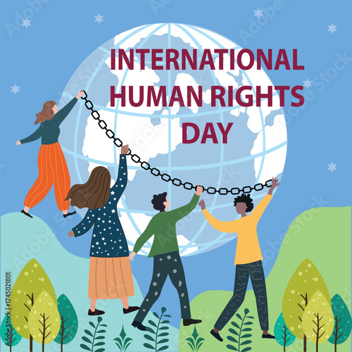 Human Rights Day, Dignity, Freedom, and Justice for All, Human Rights for a Better World, A Day for Rights and Responsibility.