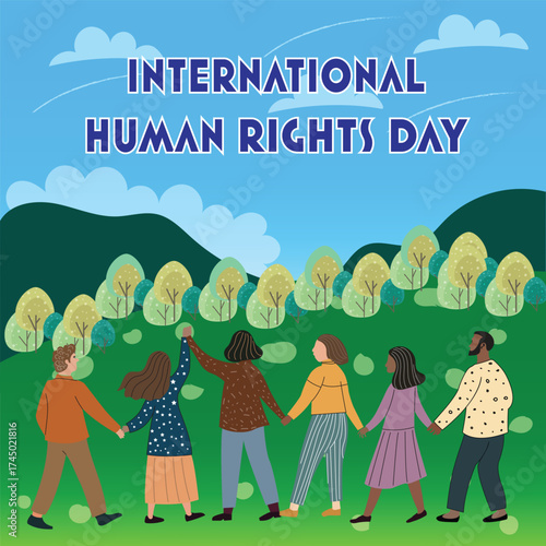 Human Rights Day, Dignity, Freedom, and Justice for All, Human Rights for a Better World, A Day for Rights and Responsibility.