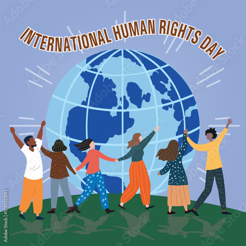 Human Rights Day, Dignity, Freedom, and Justice for All, Human Rights for a Better World, A Day for Rights and Responsibility.