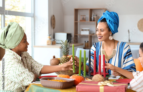 African-American mother wit...