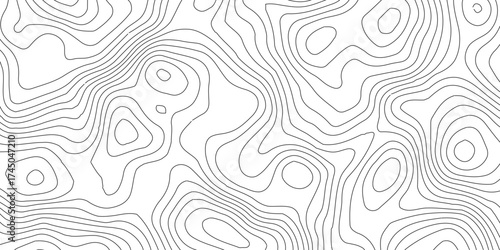 Topographic map contour background pattern.Natural printing illustrations of maps. Grey topographic lines. Texture of lines. pattern shape in organic wood on white and transparent background,