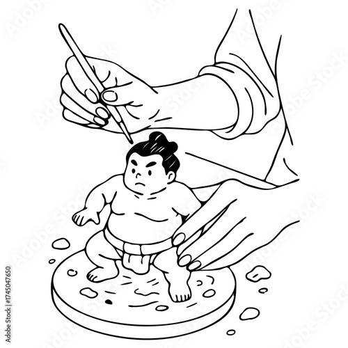 Sumo clay handicrafts