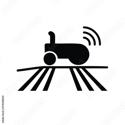 Automated farming equipment performing tasks in a agricultural field using wireless technology