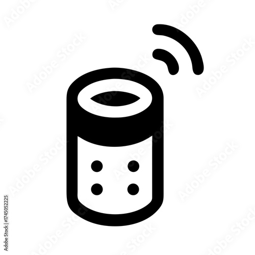 Vector art of voice assistant