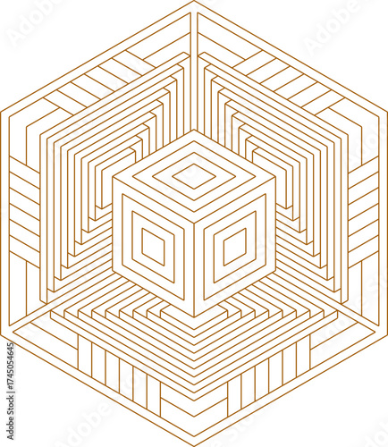 sketch vector illustration silhouette design ornament decoration anagram mandala decoration ethnic traditional abstract modern