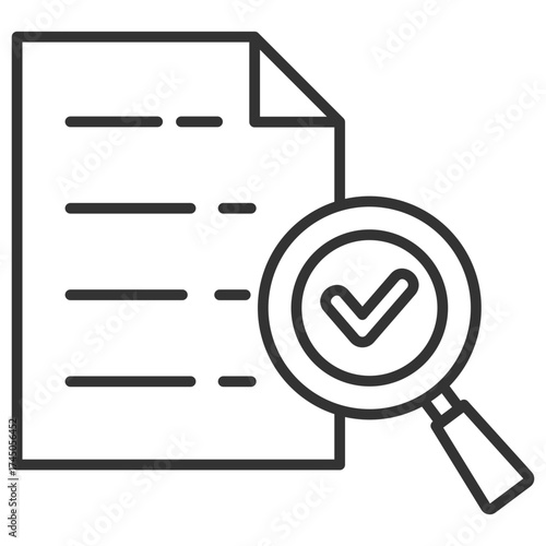 Inspection Outline Icon