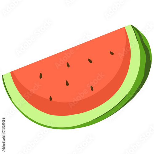 Red fresh and juicy watermelon with seeds to eat on the beach or pool in tropical summer 