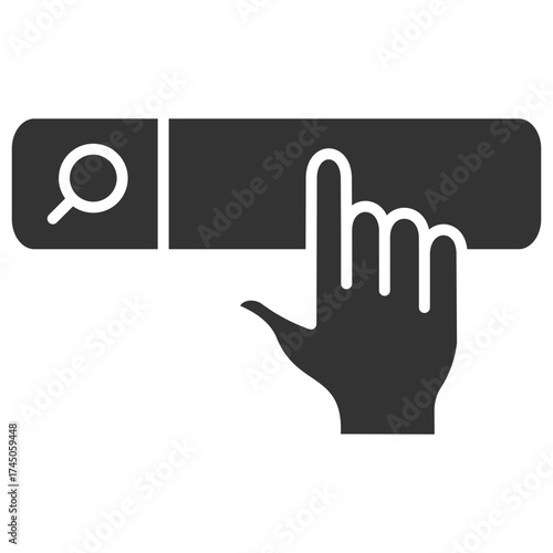 Search Bar Glyph Icon